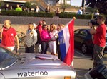 Vlaggengewapper voor ALS