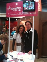 Promotieteam op vakantiebeurs