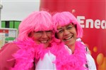 Vakantievriendinnen in het roze