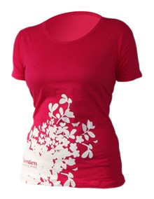Ladies Ride T-shirt, Fuchia