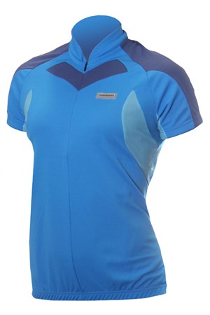 blauw fietsshirt