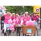 De roze stoet op weg voor de 4e Ladies Ride in Zwolle